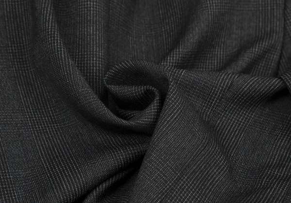 ディオールオムDior homme ウールグレンチェックテーラードジャケット グレー38 K-116205_013