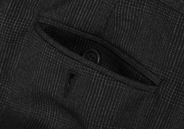 ディオールオムDior homme ウールグレンチェックテーパードパンツ グレー40 K-116206_011