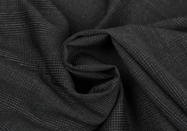 ディオールオムDior homme ウールグレンチェックテーパードパンツ グレー40 K-116206_012