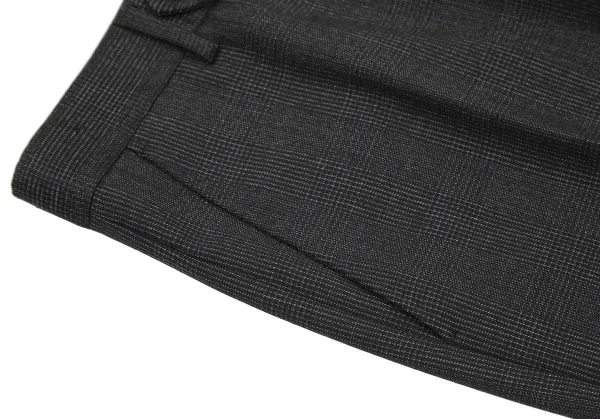 ディオールオムDior homme ウールグレンチェックテーパードパンツ グレー40 K-116206_006