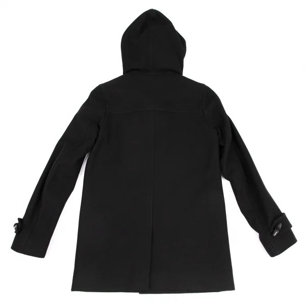 ディオールオムDior homme ウールダブルトルグボタンデザインダッフルコート 黒44 K-116209_013