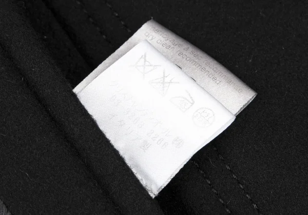 ディオールオムDior homme ウールダブルトルグボタンデザインダッフルコート 黒44 K-116209_018