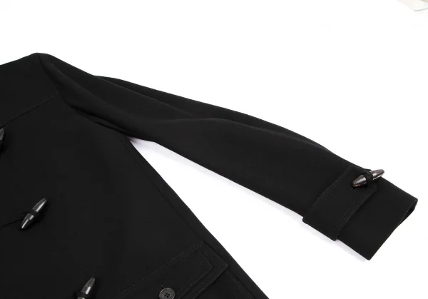 ディオールオムDior homme ウールダブルトルグボタンデザインダッフルコート 黒44 K-116209_003