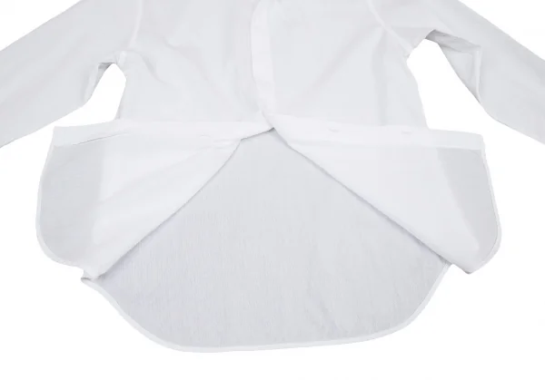 ディオールオムDior homme ポイント刺繍ラウンドカラー長袖シャツ 白37 K-116210_012