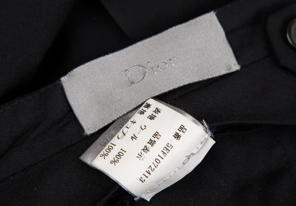 ディオールオムDior homme ウールスリムスラックスパンツ 黒38 K-116211_013