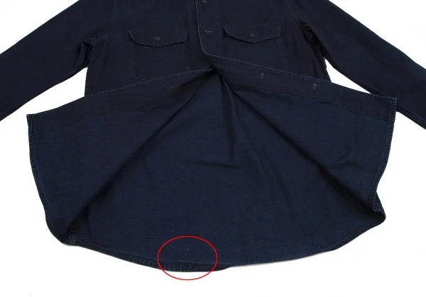 A.P.C. Cotton Denim Long Sleeve Shirt K-116217_011