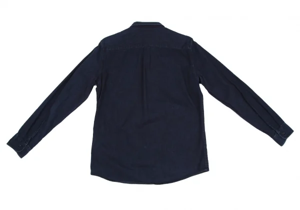 A.P.C. Cotton Denim Long Sleeve Shirt K-116217_013