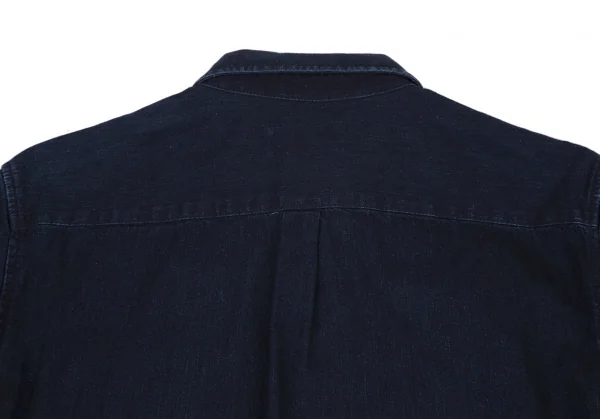 A.P.C. Cotton Denim Long Sleeve Shirt K-116217_014