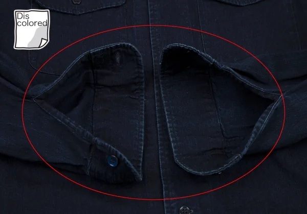 A.P.C. Cotton Denim Long Sleeve Shirt K-116217_009