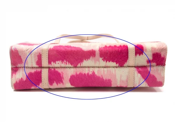 Vivienne Westwood Orb Opened Leopard Unborn Calf Hand Bag K-116241_010