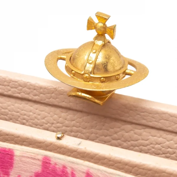 Vivienne Westwood Orb Opened Leopard Unborn Calf Hand Bag K-116241_016