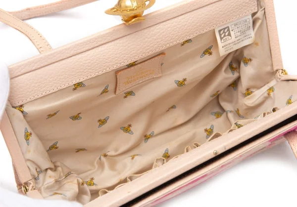 Vivienne Westwood Orb Opened Leopard Unborn Calf Hand Bag K-116241_017