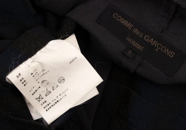 コムデギャルソン オムCOMME des GARCONS HOMME 製品洗いリバーシブルジャケット 黒S K-116274_020