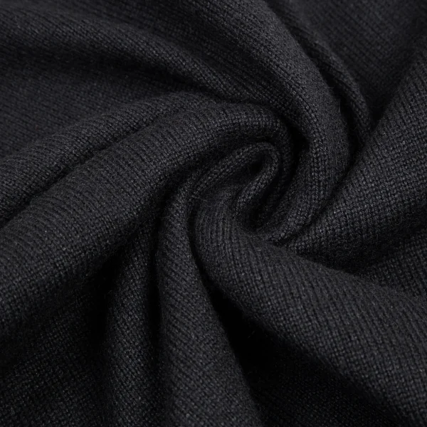 ラルフローレンRalph Lauren シルクカシミヤハイネックニットベスト 黒L K-116326_012