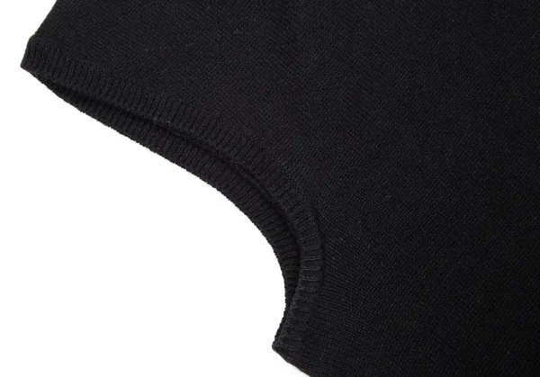ラルフローレンRalph Lauren シルクカシミヤハイネックニットベスト 黒L K-116326_008