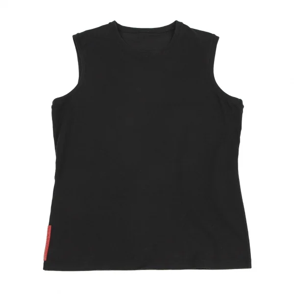 プラダスポーツPRADA SPORT バックポケットデザインタンクトップ 黒M位 K-116334_002