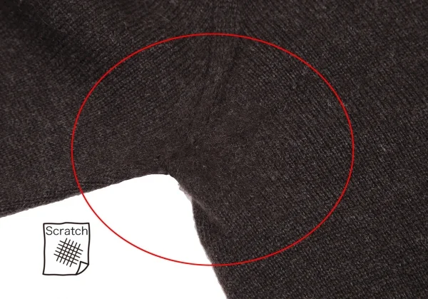 JIL SANDER Cashmere V Neck 3/4 Sleeves Knit Sweater K-116341_004