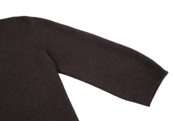 JIL SANDER Cashmere V Neck 3/4 Sleeves Knit Sweater K-116341_007