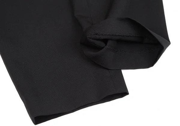 コムコム コムデギャルソンCOMME des GARCONS ウールギャバプリーツスカートドッキングパンツ 黒S K-116345_009