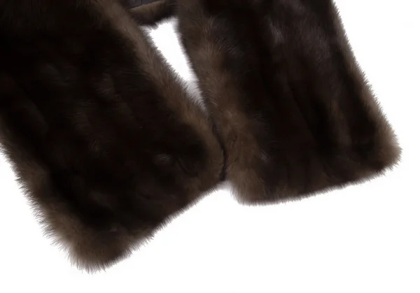 ションベールChombert ファーショール ブラウン K-116354_004