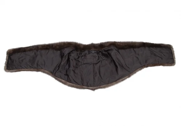 ションベールChombert ファーショール ブラウン K-116354_005