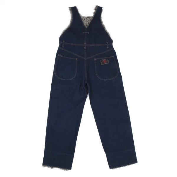 ゴルチエジーンズGAULTIER JEAN'S 裏ボア装飾デニムオーバーオール インディゴ29 K-116359_013