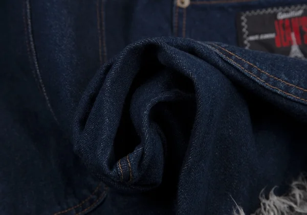 ゴルチエジーンズGAULTIER JEAN'S 裏ボア装飾デニムオーバーオール インディゴ29 K-116359_016