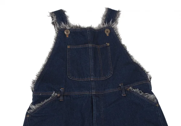 ゴルチエジーンズGAULTIER JEAN'S 裏ボア装飾デニムオーバーオール インディゴ29 K-116359_003