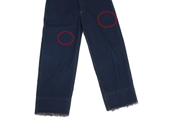 ゴルチエジーンズGAULTIER JEAN'S 裏ボア装飾デニムオーバーオール インディゴ29 K-116359_009