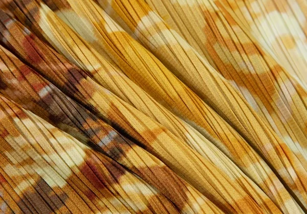 プリーツプリーズPLEATS PLEASE フローラルプリントプリーツスカート 黄3 K-116382_010