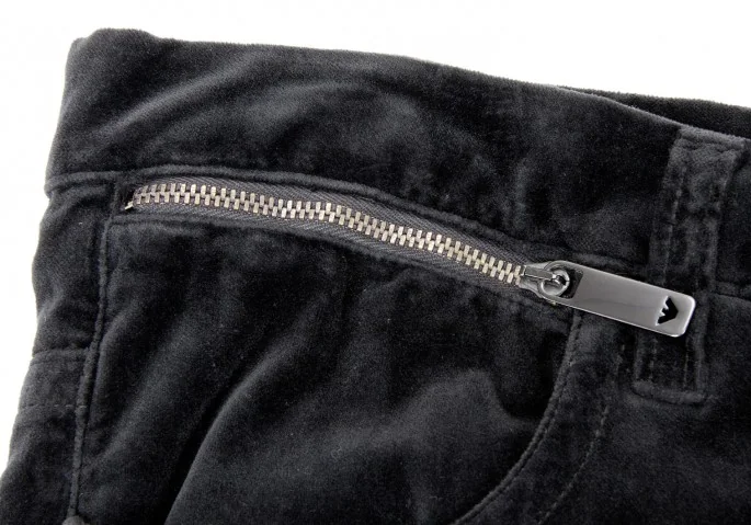 GIORGIO ARMANI ベロアパンツ ジョルジオ アルマーニGIORGIO ARMANI アラベスクプリントベロア