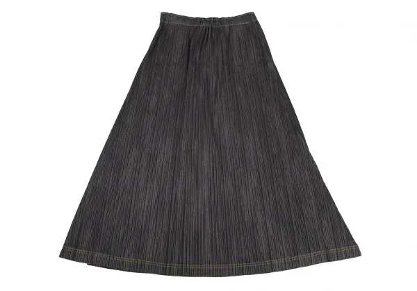 プリーツプリーズPLEATS PLEASE 音符プリントプリーツスカート