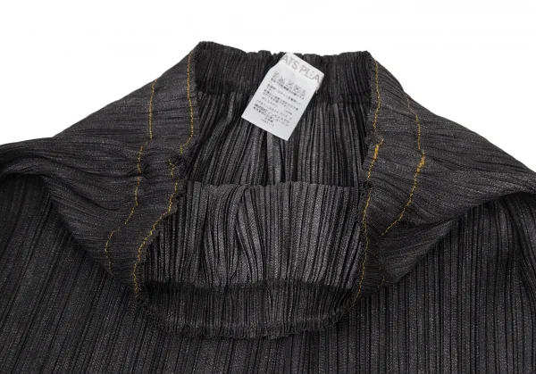 PLEATS PLEASE Musical Note Printed 3/4 Sleeve Top & Flare Skirt K-116399_014