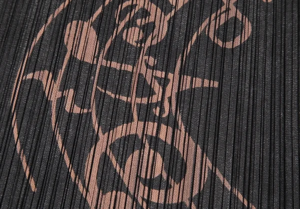 PLEATS PLEASE Musical Note Printed 3/4 Sleeve Top & Flare Skirt K-116399_016