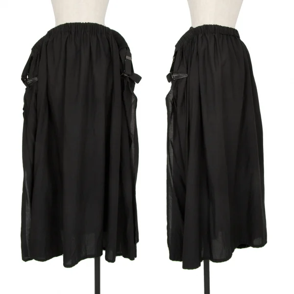 LIMI feu Side Suspender Cover Skirt Black 2 K-116407_001