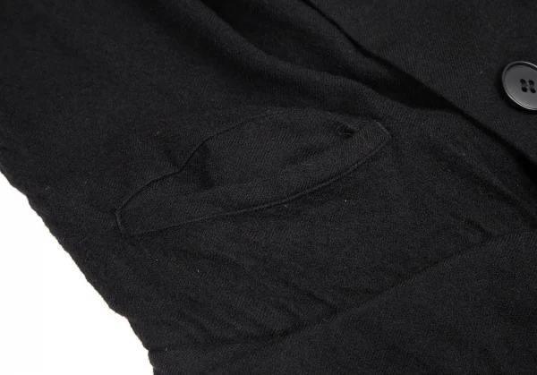 リミフゥLIMI feu ストールネックダブルボタンノースリーブワンピース 黒2 K-116410_010