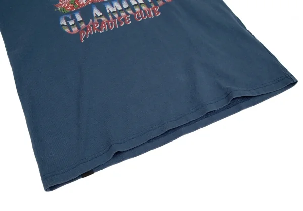 ヒステリックグラマーHYSTERIC GLAMOUR ヴィンテージ加工ガールプリントTシャツ ブルーXS K-116413_007