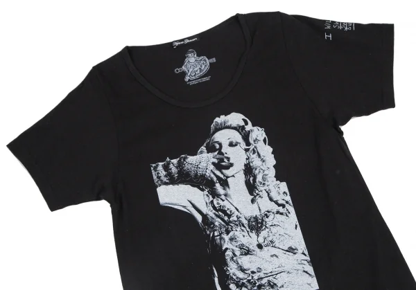 ヒステリックグラマーHYSTERIC GLAMOUR コートニーラブプリントロングTシャツ 黒F K-116414_003
