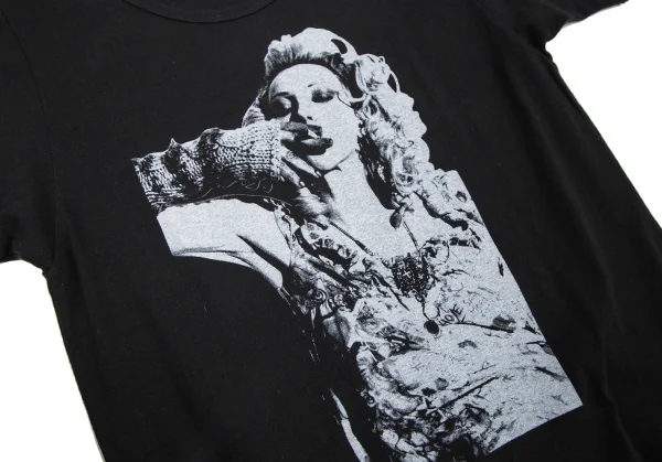ヒステリックグラマーHYSTERIC GLAMOUR コートニーラブプリントロングTシャツ 黒F K-116414_005