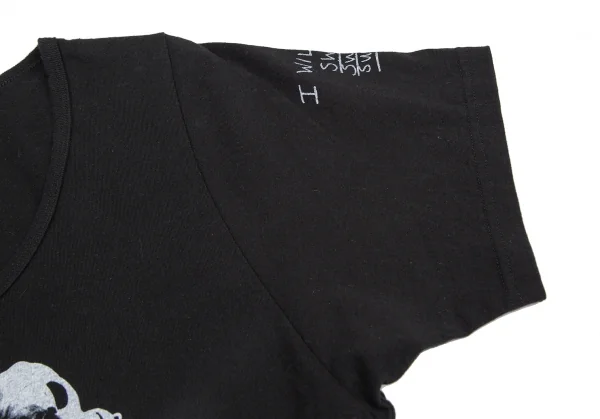 ヒステリックグラマーHYSTERIC GLAMOUR コートニーラブプリントロングTシャツ 黒F K-116414_007