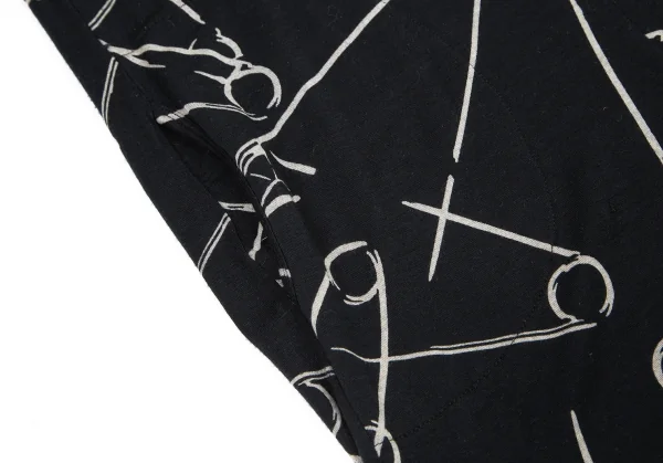 ヒステリックグラマーHYSTERIC GLAMOUR ピンプリントノースリーブジップアップパーカー 黒F K-116417_009