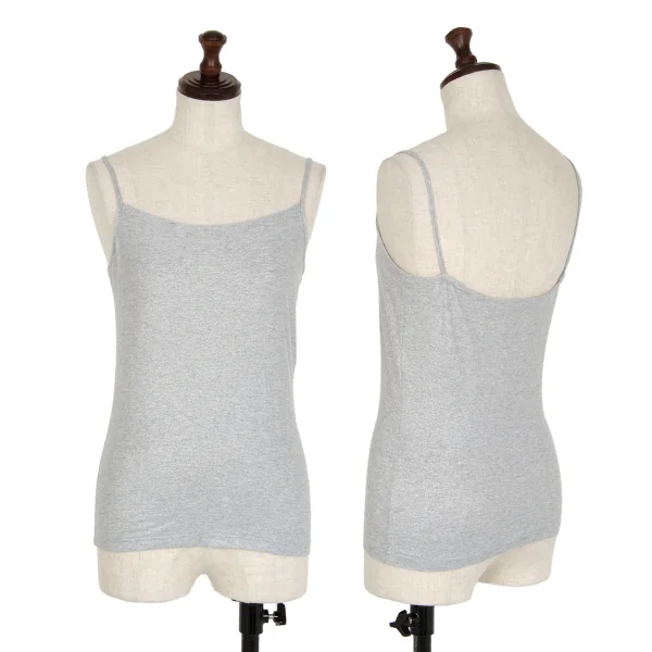 レキップ ヨシエイナバL'EQUIPE YOSHIE INABA 混紡コットングリッターキャミソール グレー9 K-116425_001