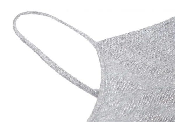 レキップ ヨシエイナバL'EQUIPE YOSHIE INABA 混紡コットングリッターキャミソール グレー9 K-116425_004