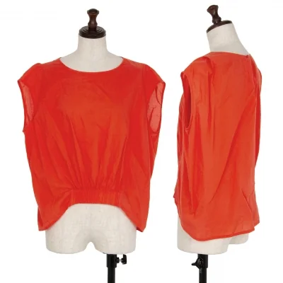 レキップ ヨシエイナバL'EQUIPE YOSHIE INABA コットンノースリーブトップス