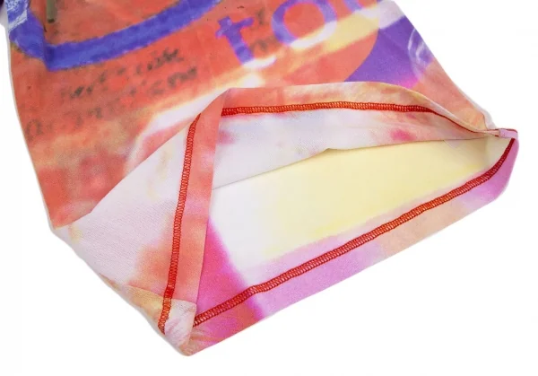 レキップ ヨシエイナバL'EQUIPE YOSHIE INABA グラフィックプリントストレッチメッシュTシャツ オレンジ青他9 K-116427_006