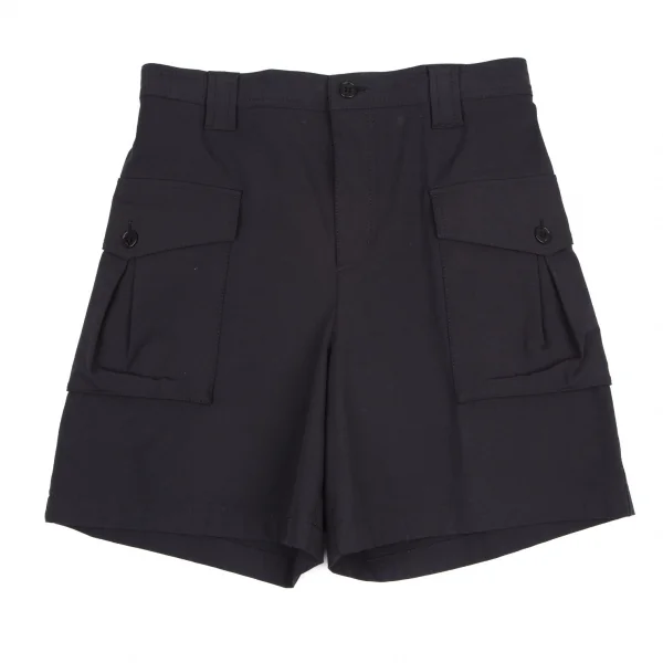 レキップ ヨシエイナバL'EQUIPE YOSHIE INABA ストレッチカーゴハーフパンツ 紺38 K-116432_001