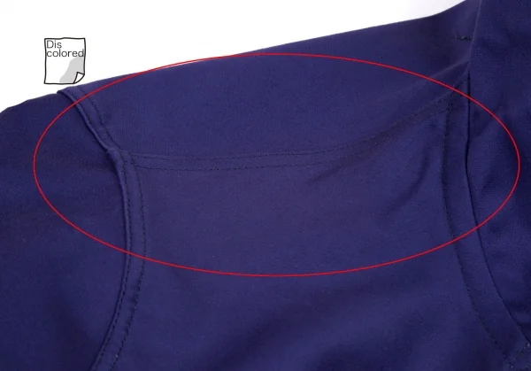 グッドデザインショップ コムデギャルソンGOOD DESIGN SHOP COMME des GARCONS x LABOUREUR バックロゴプリントワークジャケット 紫S K-116467_008