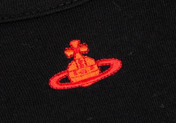 ヴィヴィアンウエストウッド レッドレーベルVivienne Westwood Red Label オーブワンポイント刺繍カットソー 黒1 K-116471_004