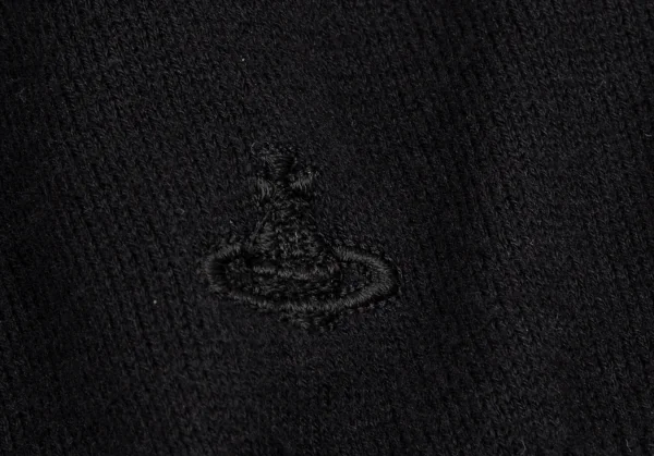 ヴィヴィアンウエストウッド レッドレーベルVivienne Westwood Red Label ネクタイ付きチェックシャツ切替ニットカーディガン 黒ピンク2 K-116474_010