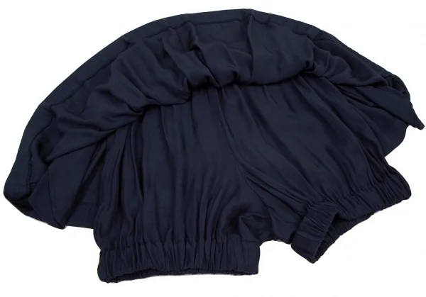 ヴィヴィアンウエストウッド レッドレーベルVivienne Westwood Red Label ギャザースカート付きショートパンツ ネイビー2 K-116483_007